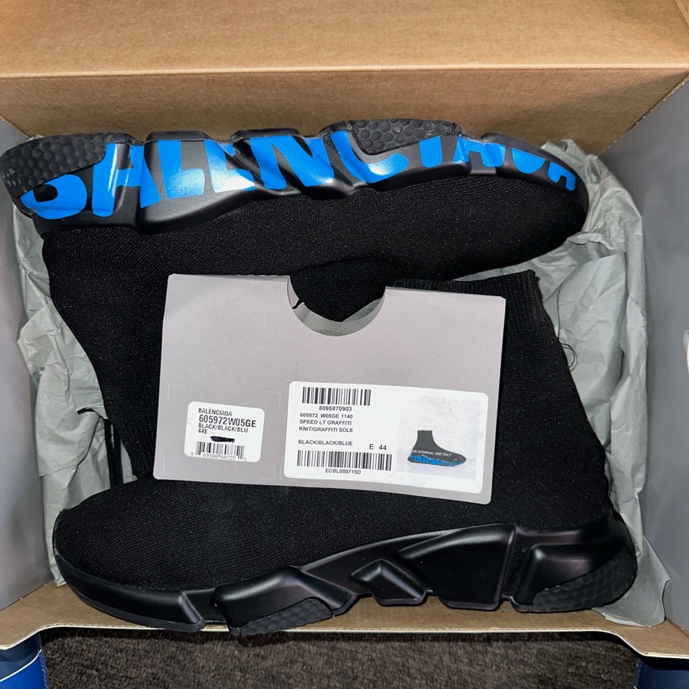 BALENCIAGA SPEED LT GRAFFITI KNIT/GRAFFITI SOLE